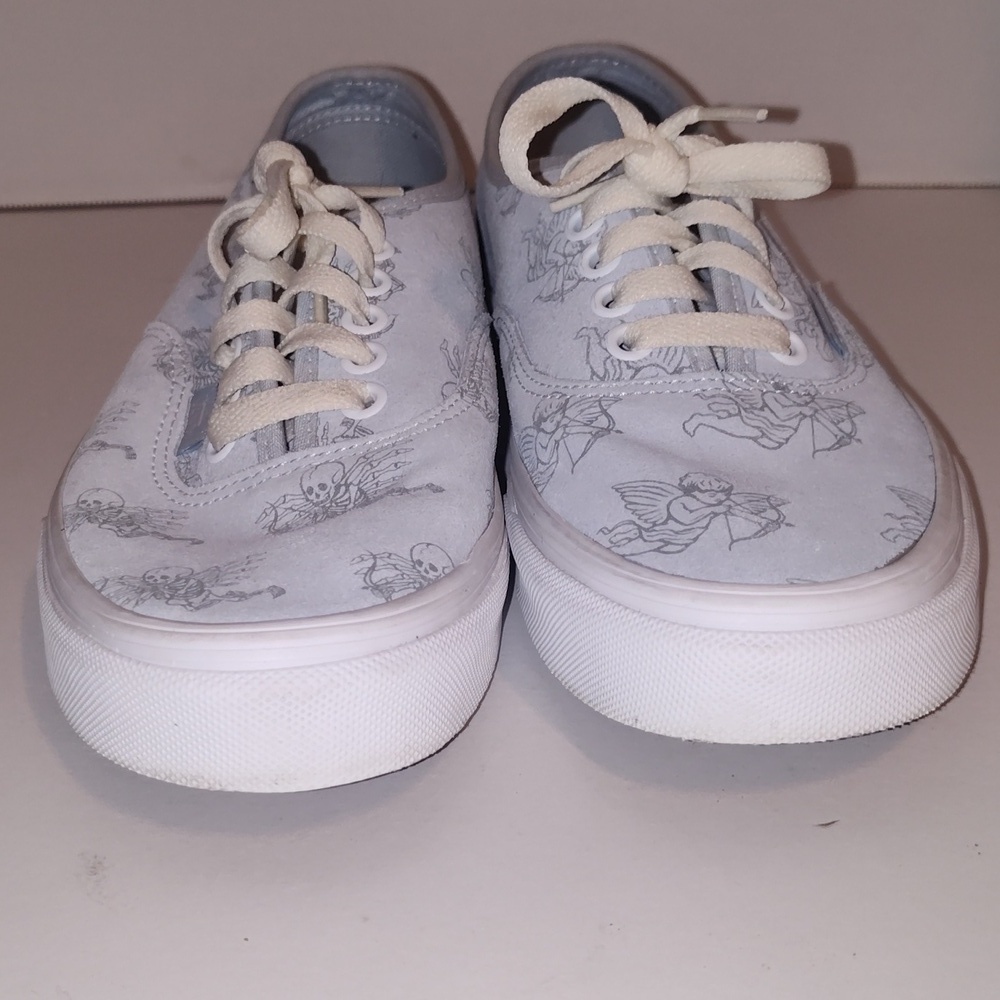 Vans Authentic Love You To Death Ballad Blue/True White Sneakers 2021 W8 M6.5 - Picture 4 of 11